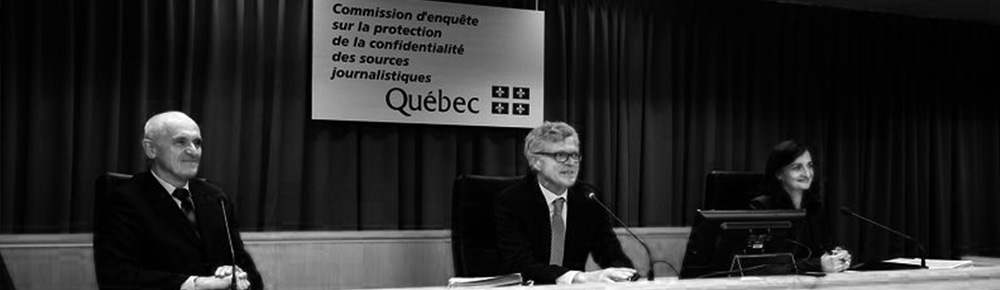 Commission d’enquête sur la protection de la confidentialité des sources journalistiques